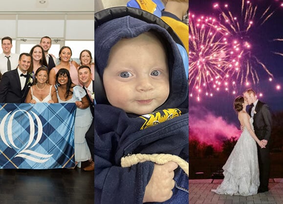 Collage of weddings and birth photos