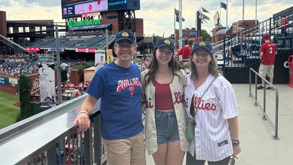Quinnipiac alumni at Citizens Bank Park in Philadelphia