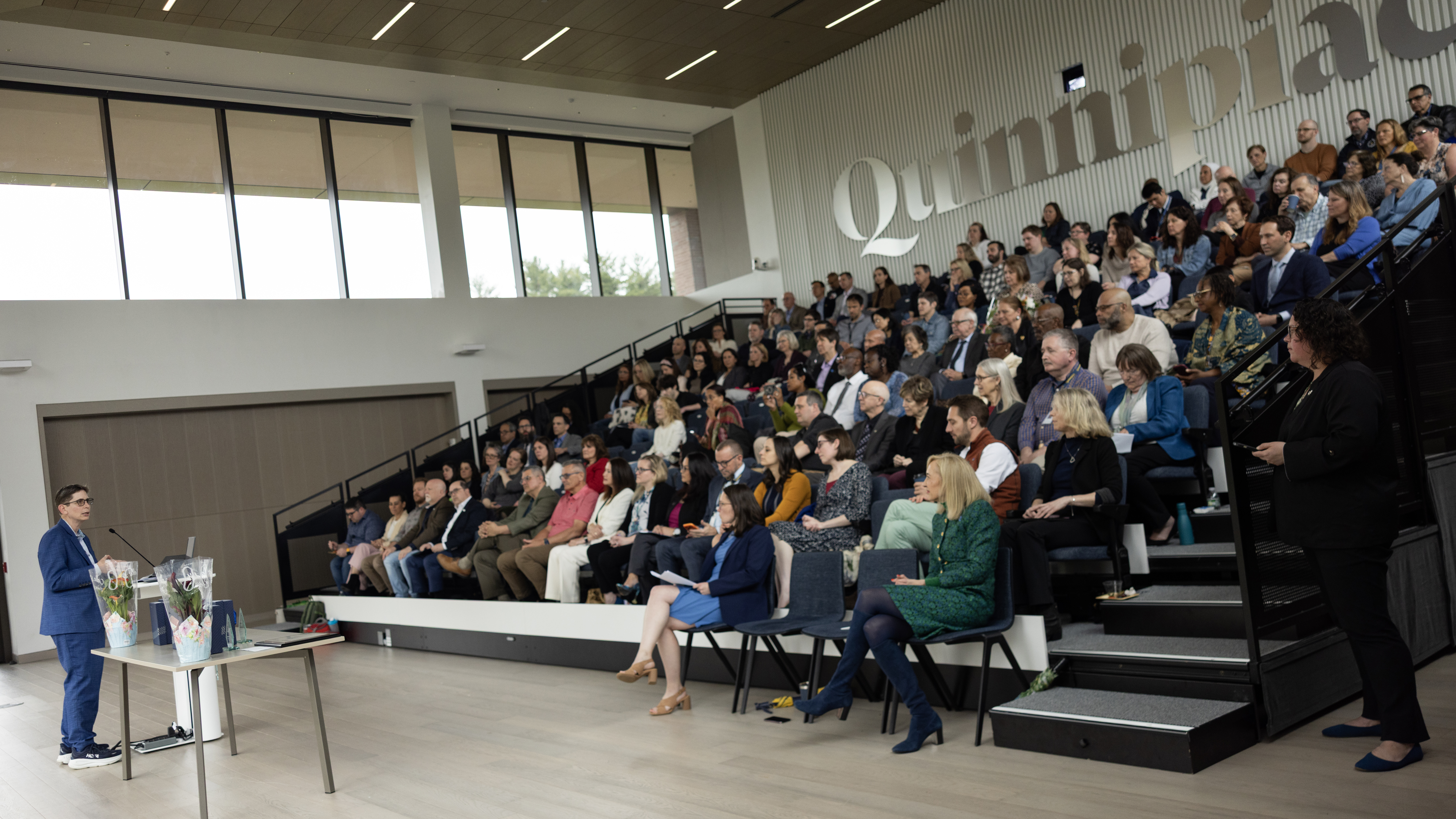 Crowd at Quinnipiac Faculty Awards