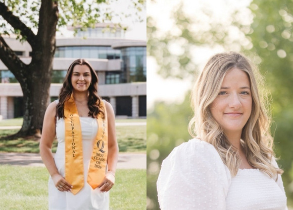 Megan Casey (left) and Caitlin Miller (right)